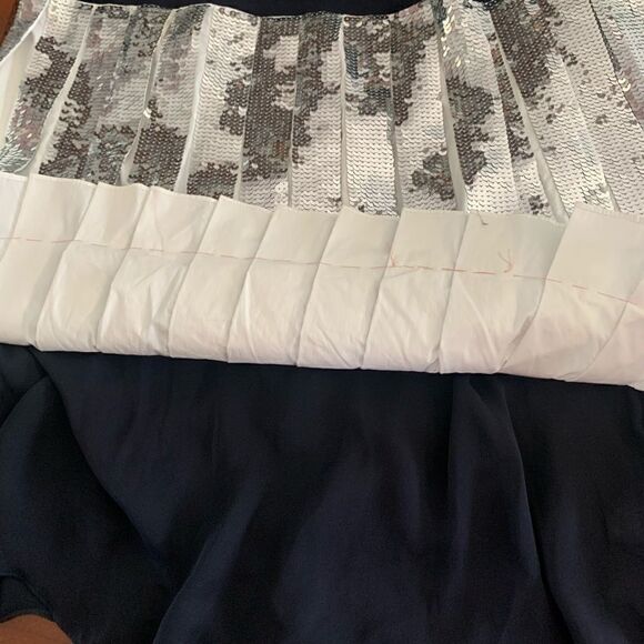 🔥💃Tibi Claude sequins layered halter silk Eve dress size 2 - Picture 6 of 10